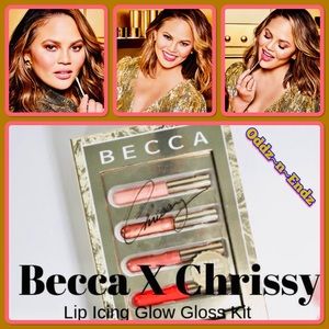 ❌SOLD! ❌BECCA x Chrissy Cravings Lip💋 Icing Glow Gloss Kit/NEW LIMITED EDITION!